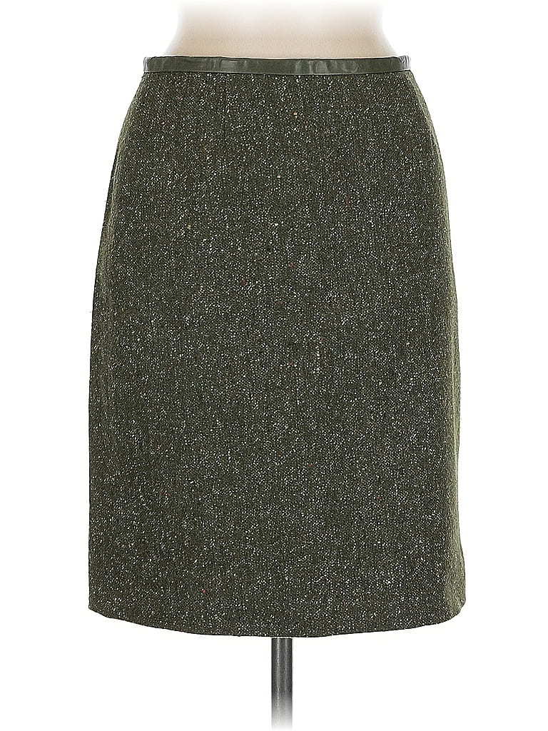 Pre-owned Assorted Brands Formal Skirt In Green