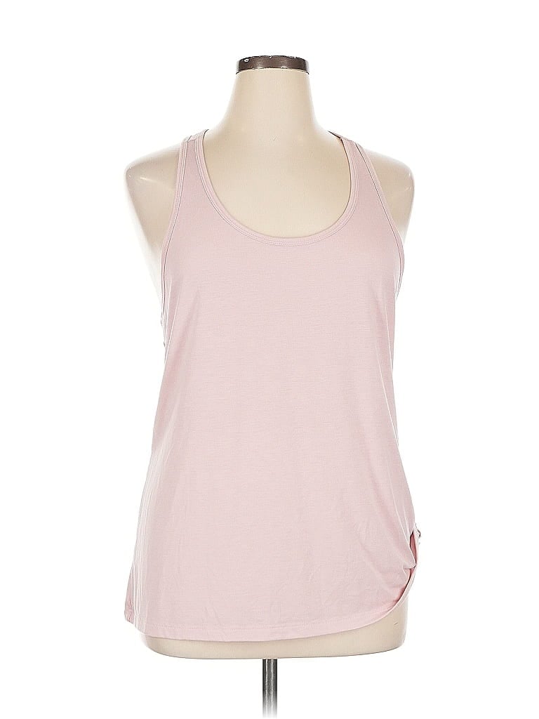 Pre-owned Active By Old Navy Tank Top Pink Halter Neckline Tops