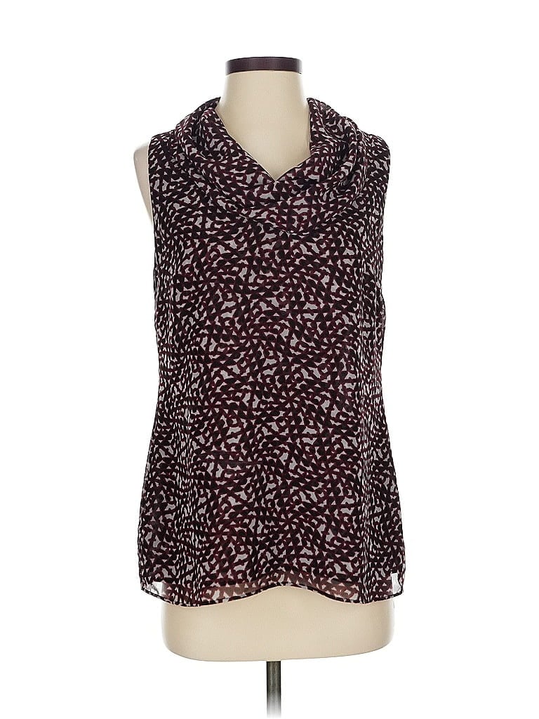 Click to view more detailed imagery on our partner's website Pre-owned Cabi Tank Top Burgundy Cowl Neck Tops