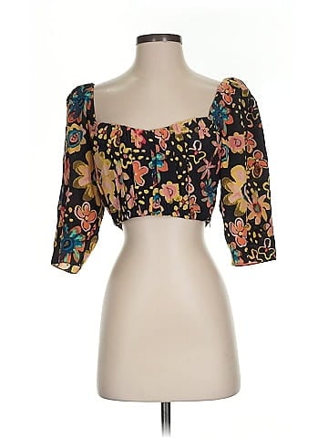 Le Fou by Wilfred 3/4 Sleeve Silk Top (view 1)