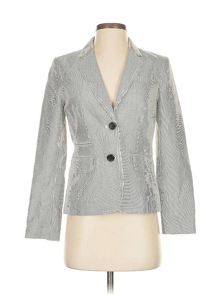 Pre-owned Banana Republic Factory Store Blazer Jacket In Gray