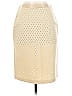 Michael Kors 100% Lana Wool Polka Dots Ivory Wool Skirt Size 2 - photo 1