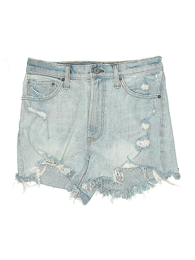 Pre-owned Abercrombie & Fitch Denim Shorts In Blue