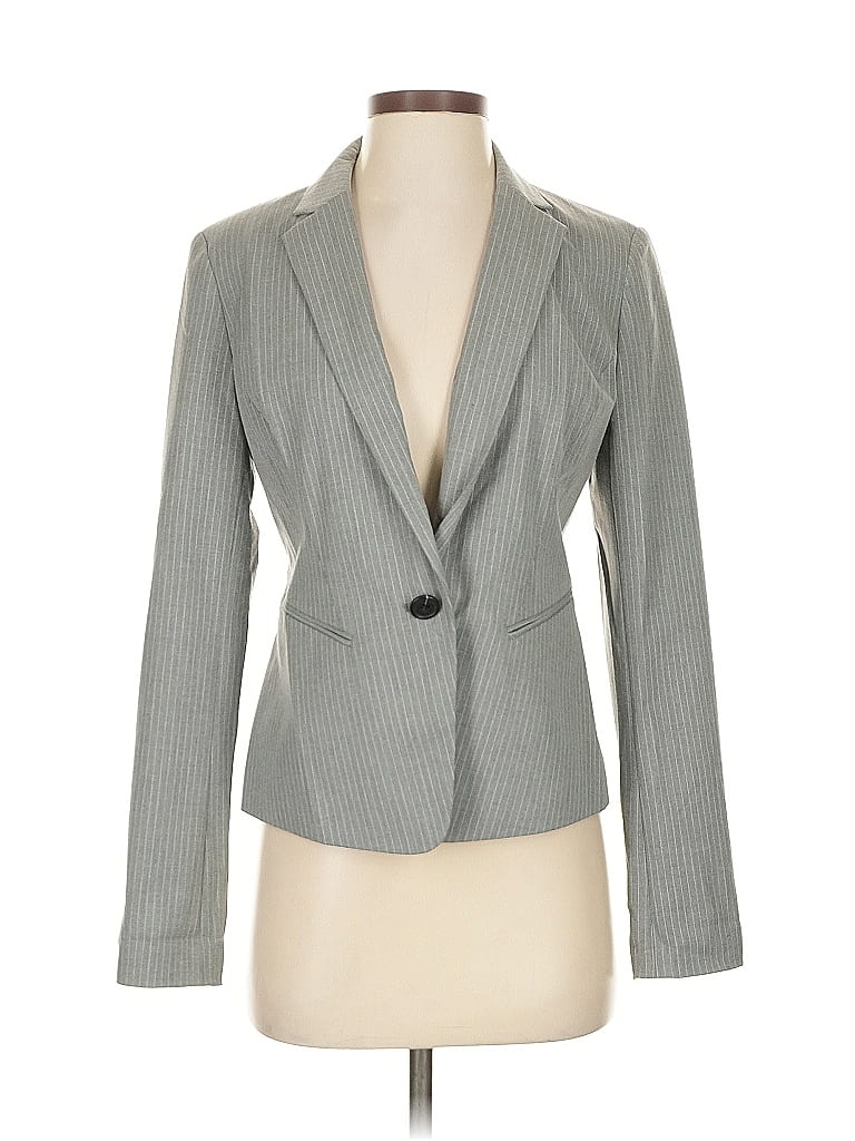 Pre-owned Ann Taylor Factory Blazer Jacket In Gray