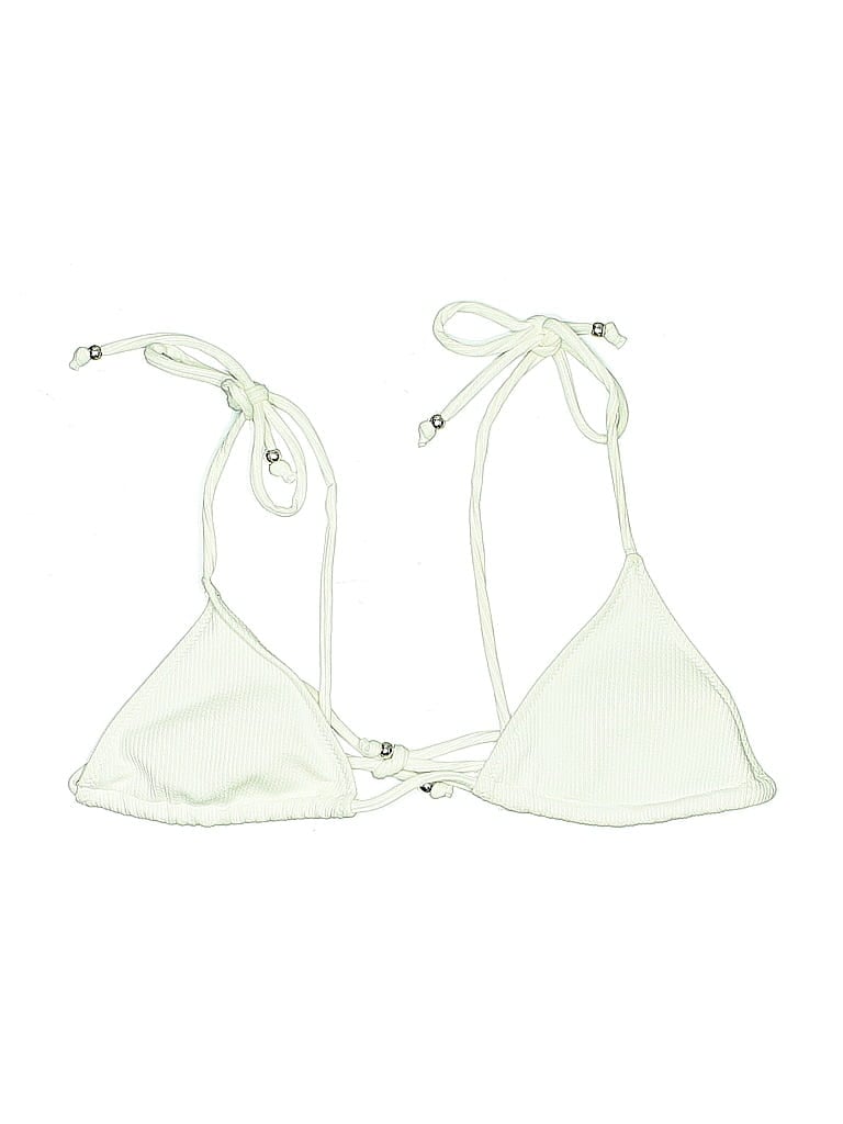 Pre-owned Unbranded Swimsuit Top Ivory Swimwear In White