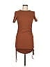 Zara Solid Brown Casual Dress Size M - photo 1