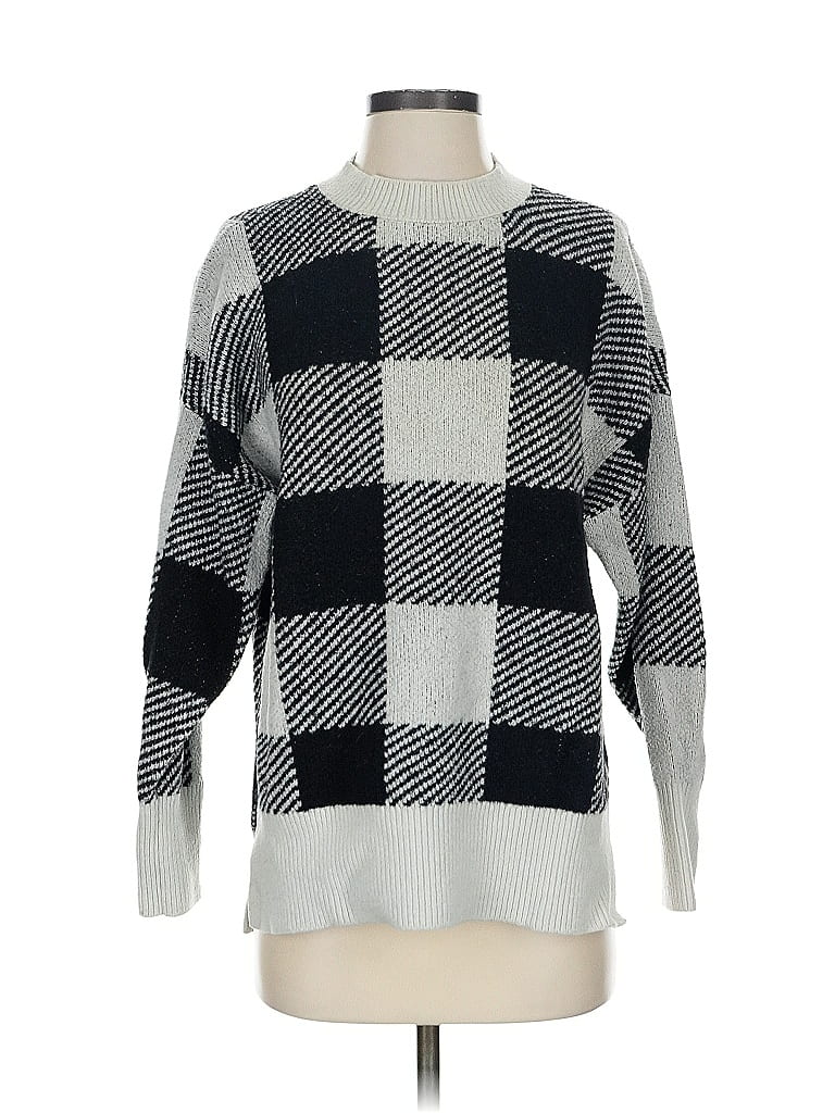 ABERCROMBIE & FITCH Pre-owned Pullover Sweater In Silver