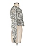 ONETEASPOON 100% Polyester Silver Long Sleeve Blouse Size S - photo 4