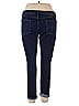 Red Fleece Solid Blue Jeans Size 36 waist - photo 2