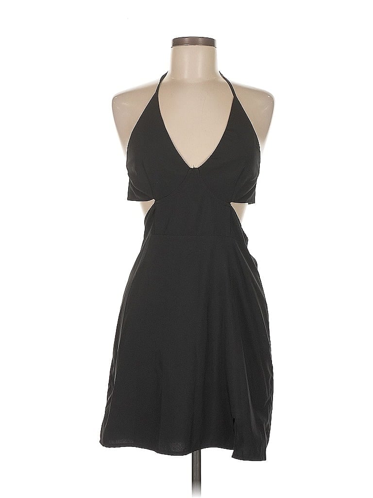 Pre-owned La Hearts Cocktail Dress In Black