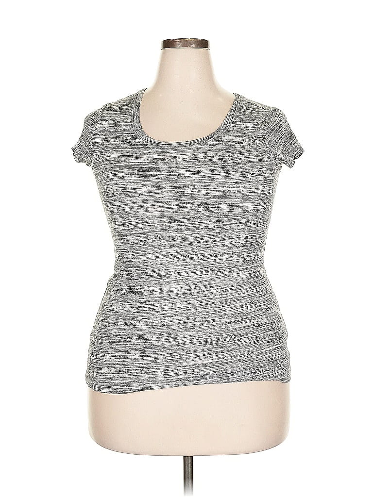 Pre-owned Unbranded Short Sleeve T-shirt In Gray