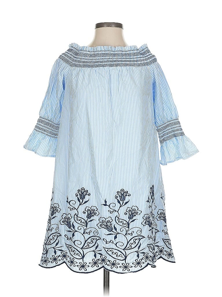 Pre-owned Altar'd State Casual Dress In Blue