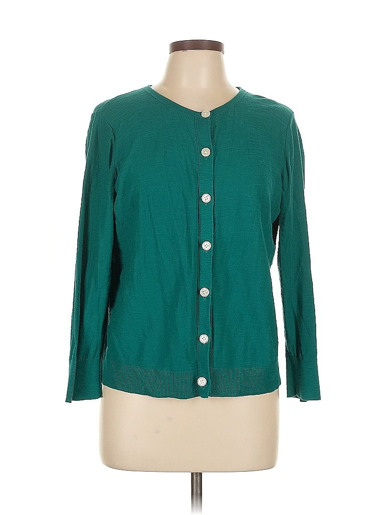 Pre-owned Ann Taylor Loft Long Sleeve Blouse In Blue