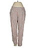Assorted Brands 100% Rayon Print Ivory Casual Pants Size 2 - photo 1