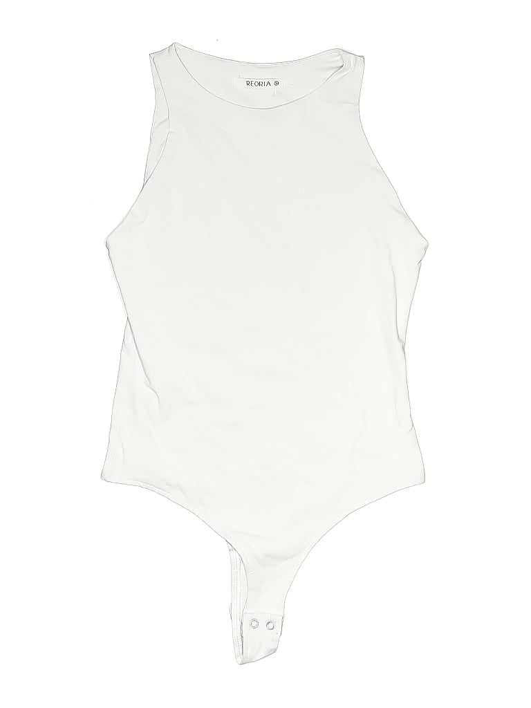 Pre-owned Reoria Bodysuit In White