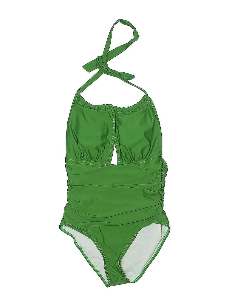 Pre-owned Unbranded One Piece Swimsuit In Green