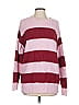 Universal Thread Stripes Pink Pullover Sweater Size S - photo 1