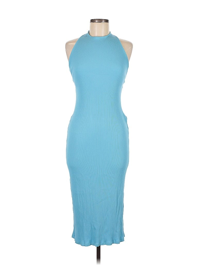 Pre-owned H&m Cocktail Dress In Blue