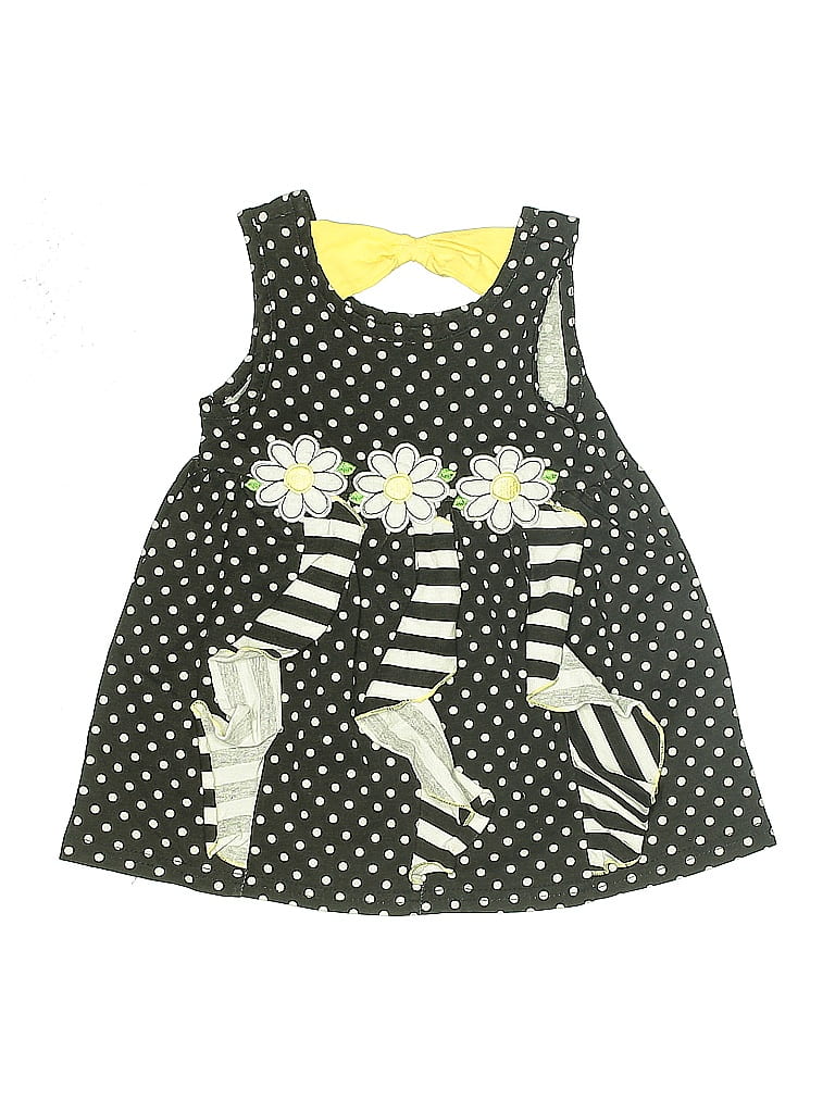 Pre-owned Nannette Kids' Dress In Black