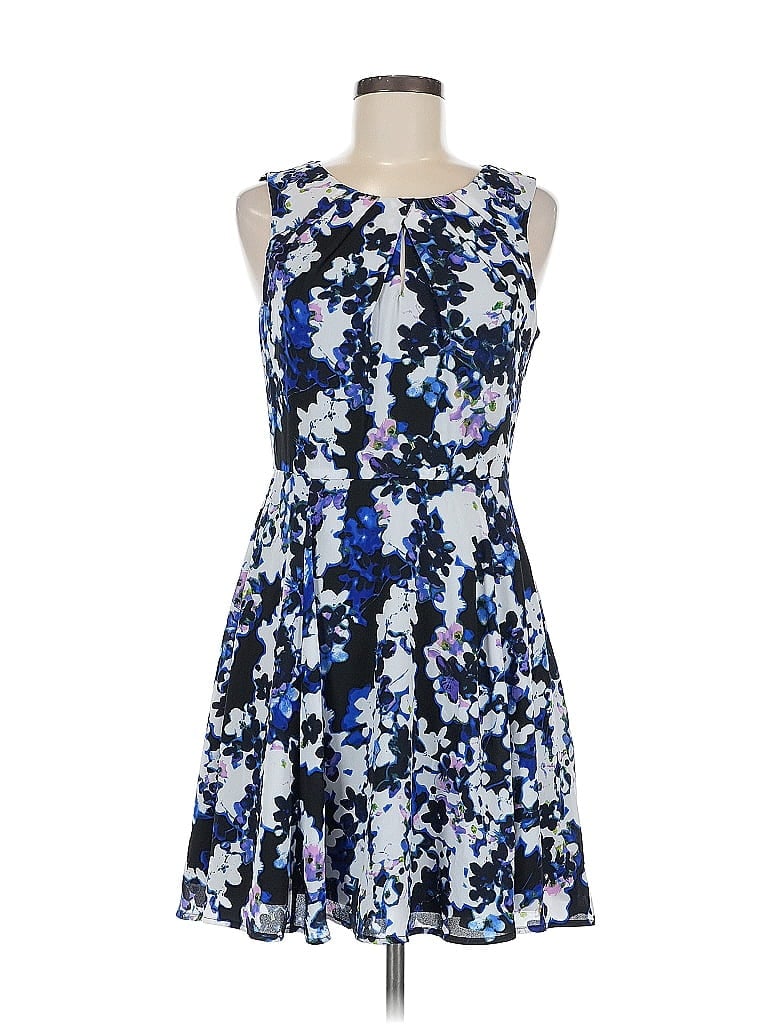 Pre-owned Express Outlet Cocktail Dress In Blue