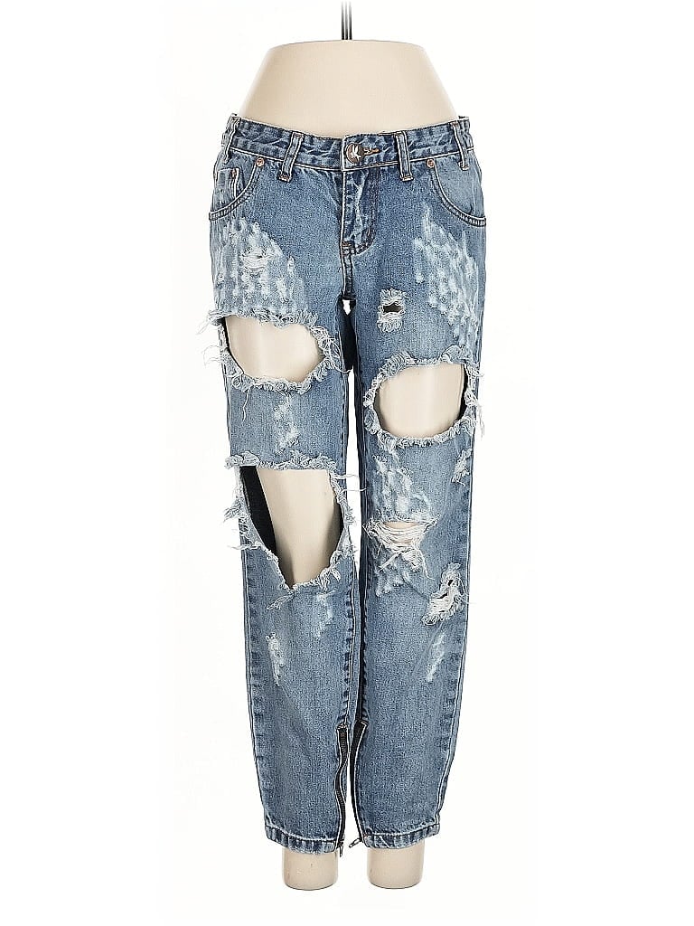 ONE X ONETEASPOON Pre-owned Jeans In Blue