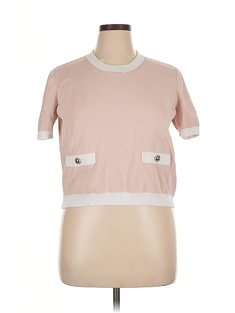 Pre-owned Michael Michael Kors Pullover Sweater In Pink