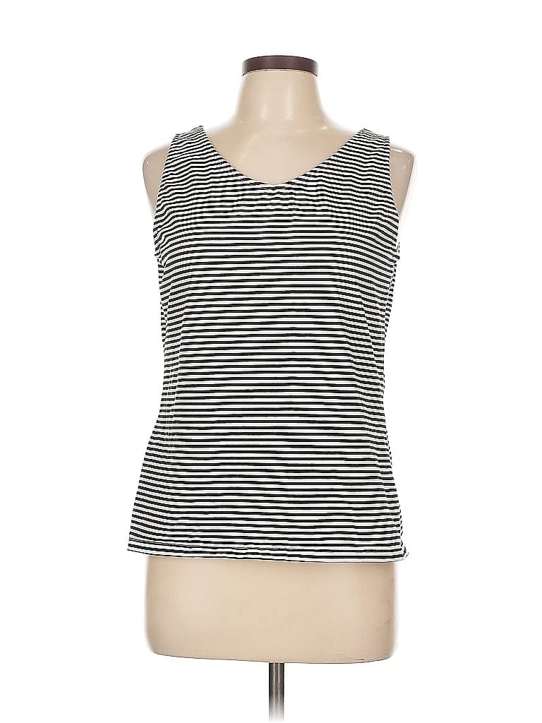 UNBRANDED Pre-owned Tank Top Black Open Neckline Tops