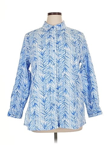 Appleseeds 3/4 Sleeve Button-Down Shirt (view 1)