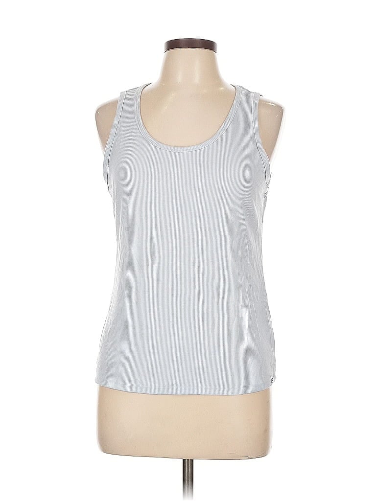 Pre-owned Gap Body Sleeveless T-shirt In Silver