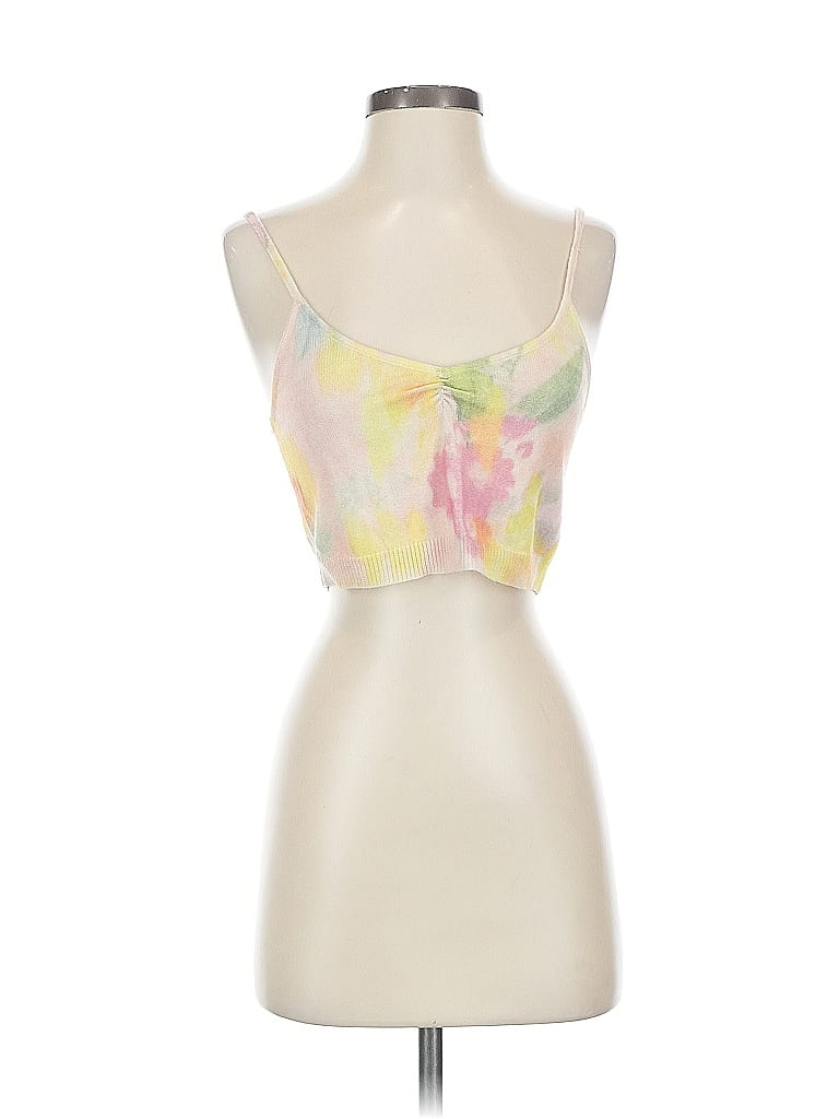 Click to view more detailed imagery on our partner's website Pre-owned Le Superbe Tube Top Yellow Strapless Neckline Tops