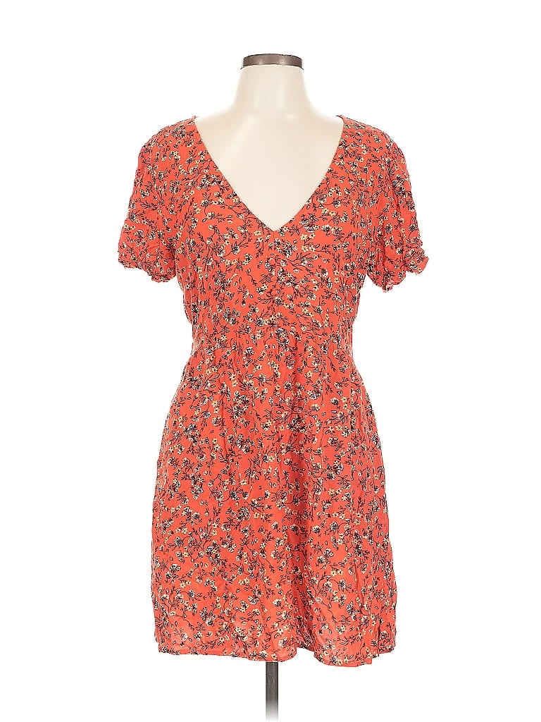 Pre-owned Wild Fable Casual Dress In Orange