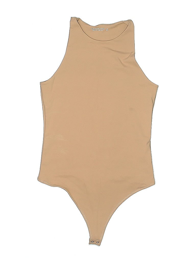 Click to view more detailed imagery on our partner's website Pre-owned Abercrombie & Fitch Bodysuit In Brown