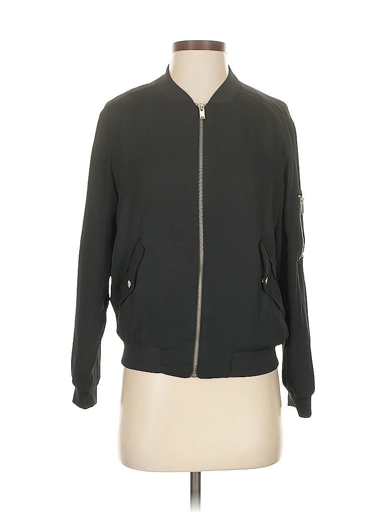 Pre-owned Zara Basic Jacket In Black