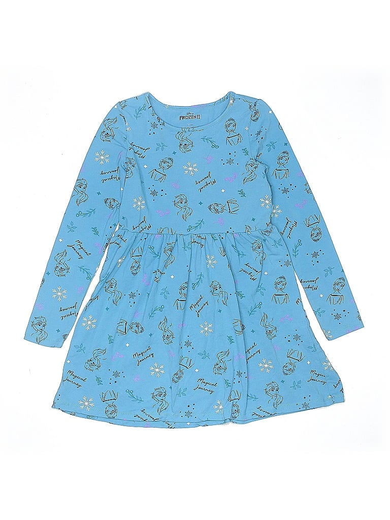 Pre-owned Disney Baby Kids' Dress In Blue