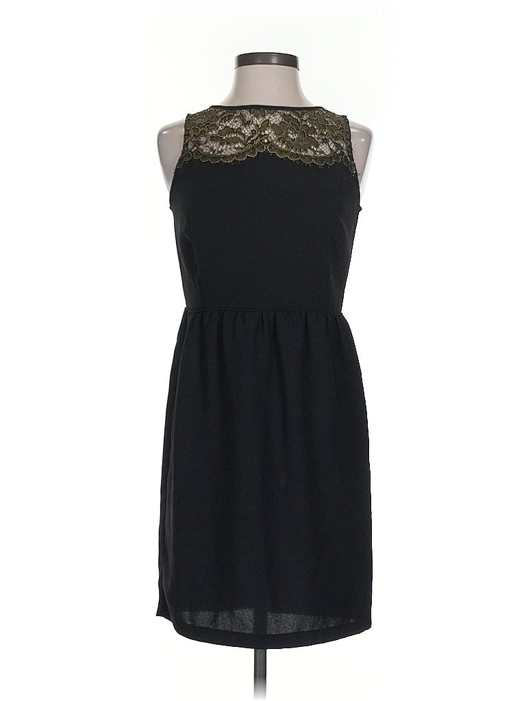 Pre-owned Ann Taylor Loft Cocktail Dress In Black