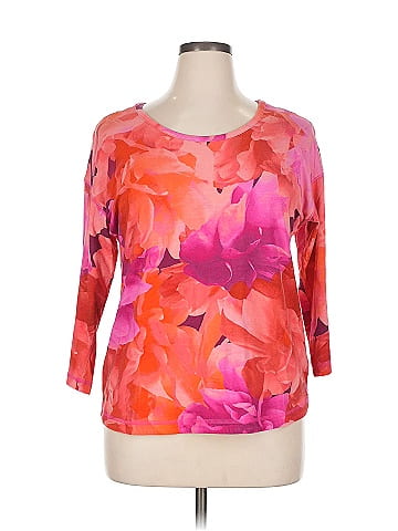 T by Talbots 3/4 Sleeve T-Shirt (view 1)