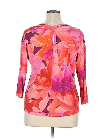 T by Talbots 3/4 Sleeve T-Shirt (view 2)