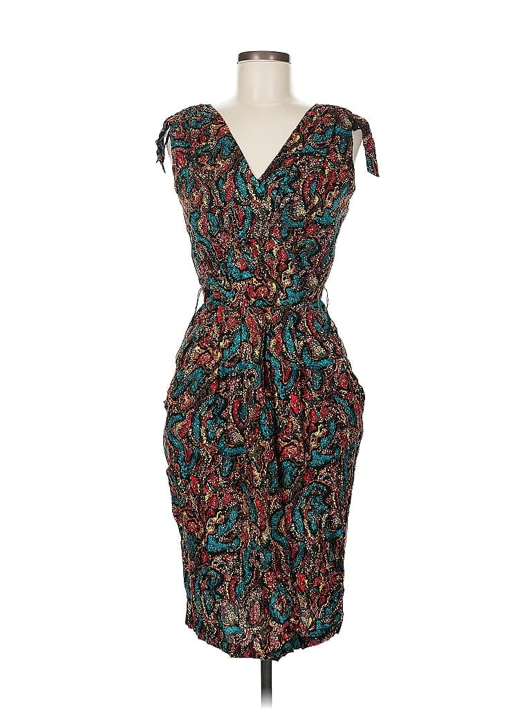 Pre-owned Assorted Brands Cocktail Dress In Blue