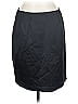 Alex Evenings 100% Polyester Solid Black Formal Skirt Size 12 - photo 2