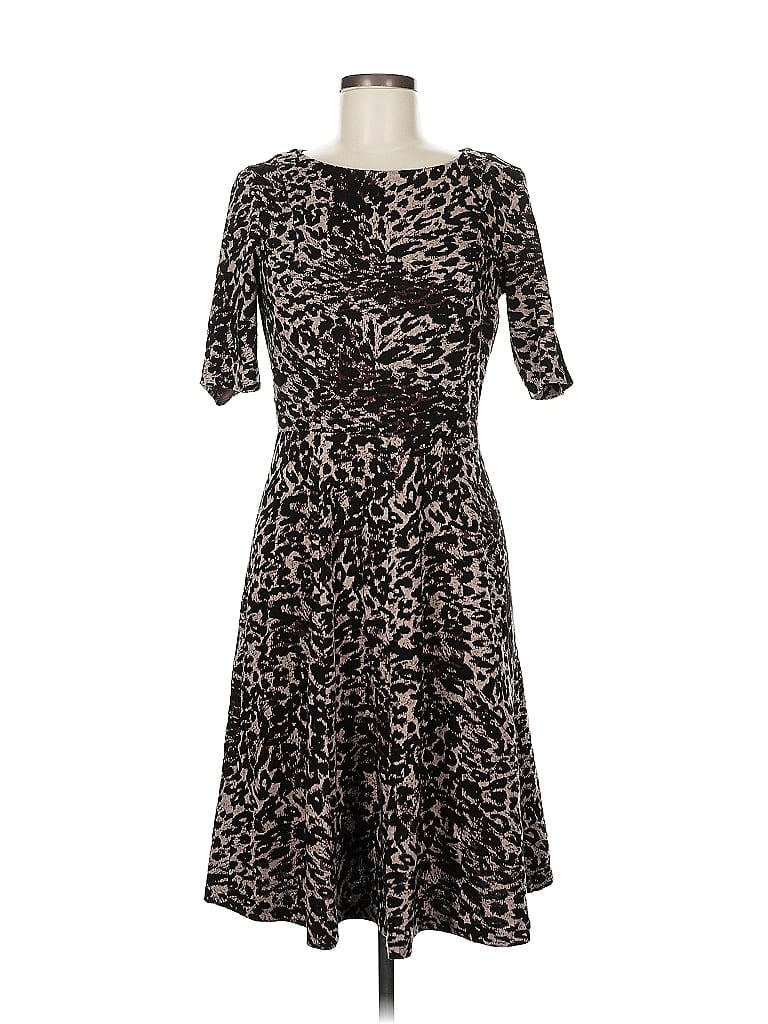 Pre-owned Evan Picone Cocktail Dress In Brown