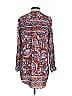 Gianni Bini 100% Polyester Purple Long Sleeve Henley Size XS - photo 2