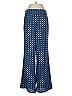Leith 100% Polyester Hearts Blue Casual Pants Size M - photo 1