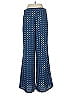 Leith 100% Polyester Hearts Blue Casual Pants Size M - photo 2