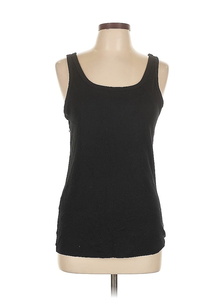 A NEW DAY Pre-owned Tank Top Black Strapless Neckline Tops