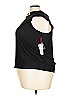 Elle 100% Polyester Black Sleeveless Blouse Size XXL - photo 5