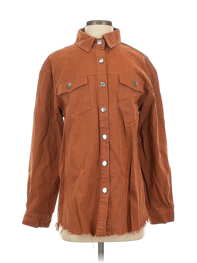 Pre-owned Unbranded Jacket In Brown