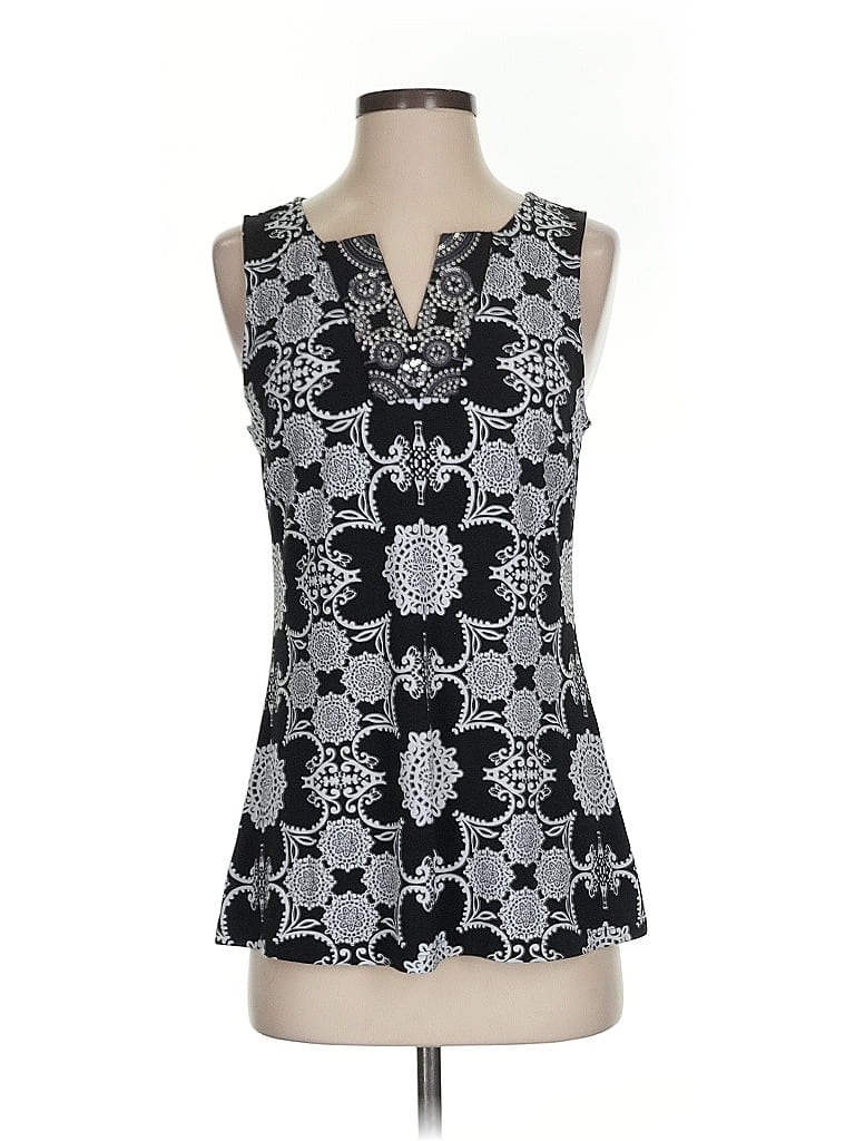 Pre-owned 41hawthorn Sleeveless Blouse In Black