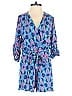 Escapada 100% Rayon Print Blue Romper Size XS - photo 1