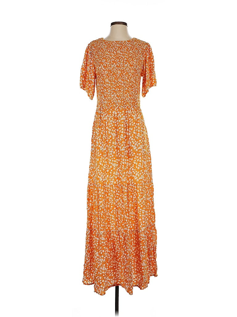 Pre-owned Zesica Casual Dress In Orange