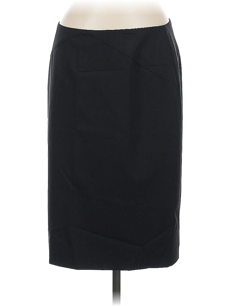 Pre-owned Unbranded Wool Skirt In Black